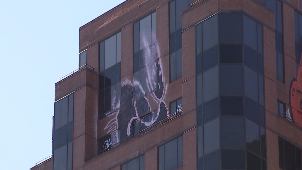 Hartford working to clean up graffiti from eyesore office building  NBC Connecticut [Video]