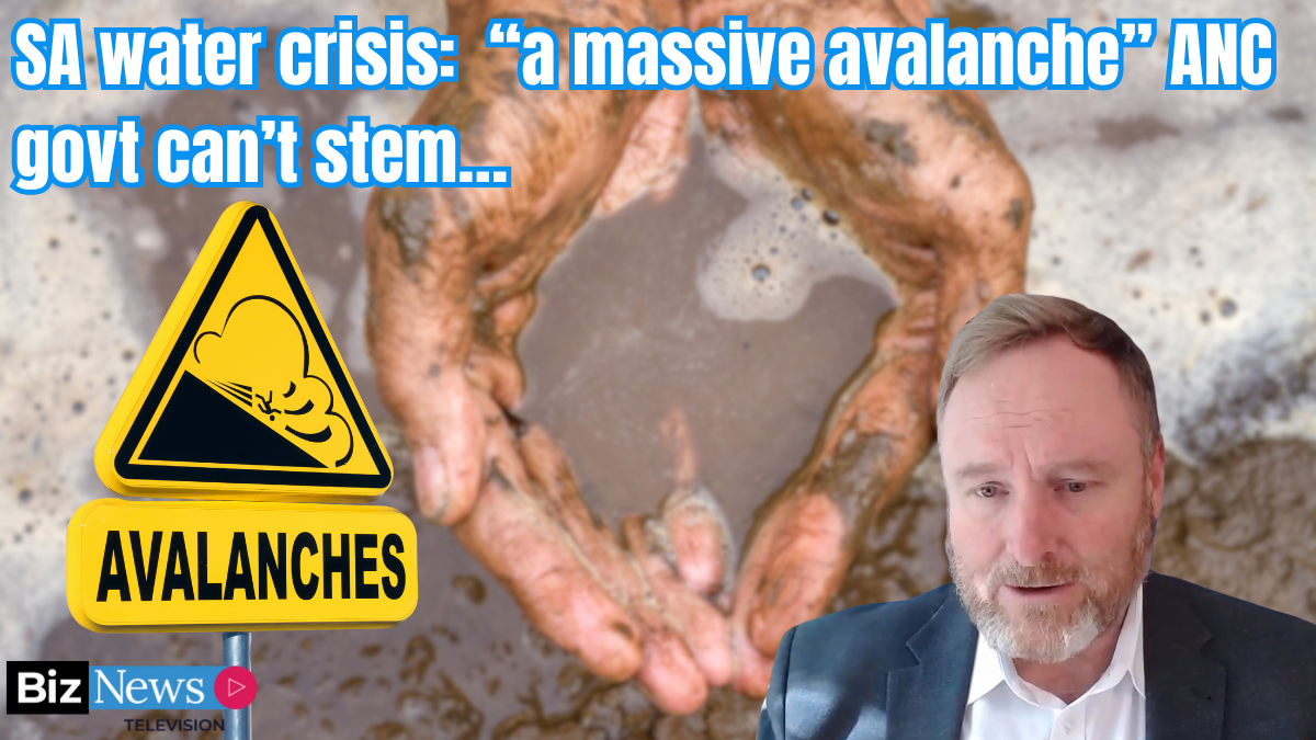 SA water crisis: a massive avalanche ANC govt cant stem [Video]