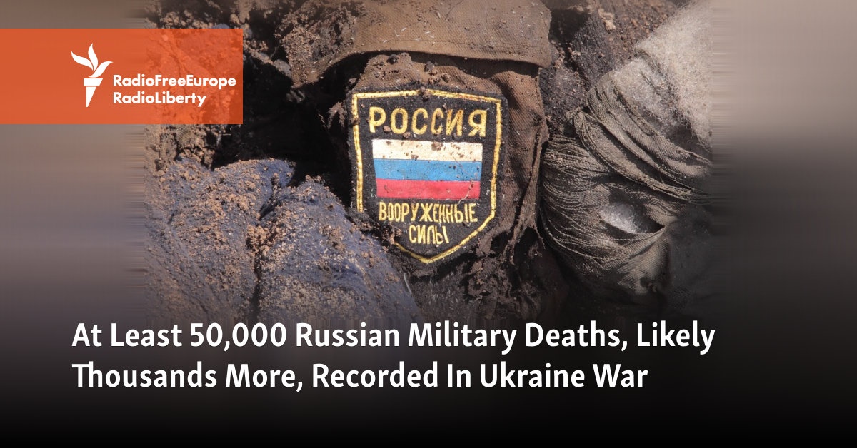 At Least 50,000 Russian Military Deaths, Likely Thousands More, Recorded In Ukraine War [Video]