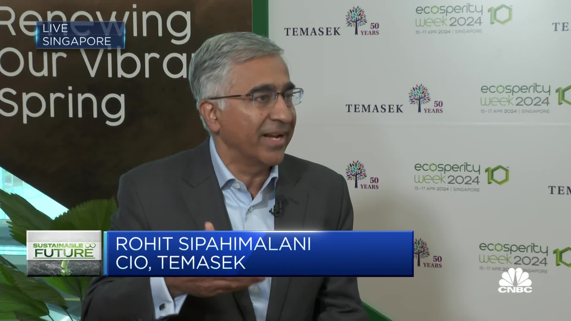 Temasek CIO discusses his outlook on the climate industry [Video]