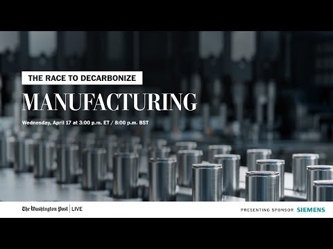 WATCH LIVE: The role of clean energy in the future of American manufacturing [Video]