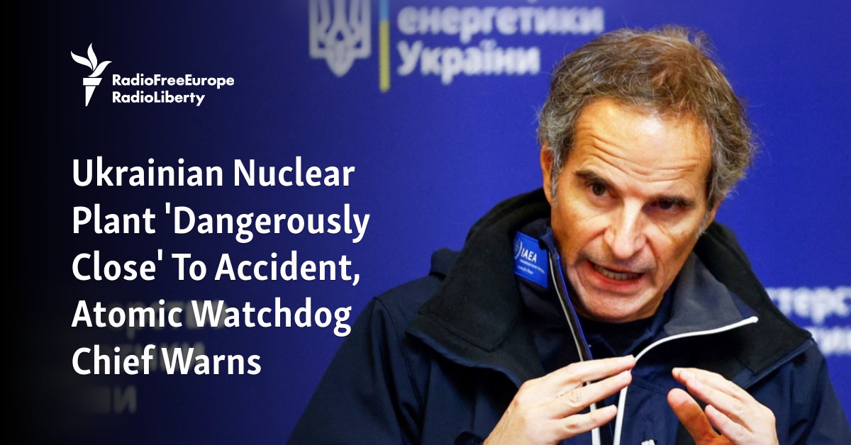 Ukrainian Nuclear Plant ‘Dangerously Close’ To Accident, Atomic Watchdog Chief Warns [Video]
