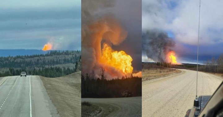 Fiery natural gas pipeline rupture in Yellowhead County prompts Alberta Wildfire response [Video]