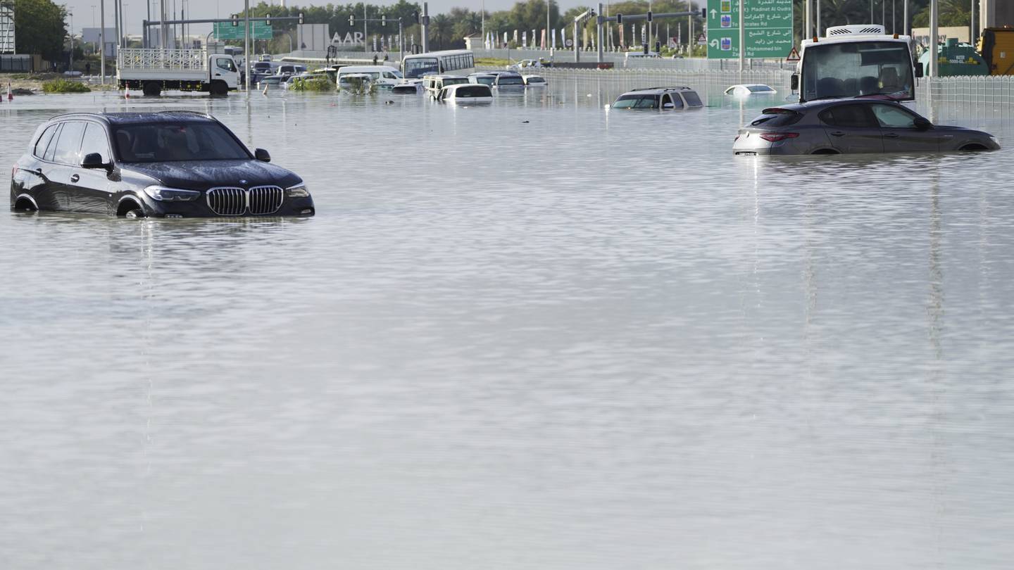 Storm dumps heaviest rain ever recorded in desert nation of UAE, flooding roads and Dubai’s airport  WPXI [Video]