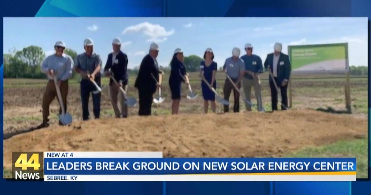 Leaders break ground on new solar energy center in Sebree | Video