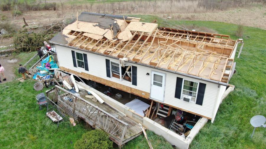 Mans home destroyed in Windham tornado [Video]