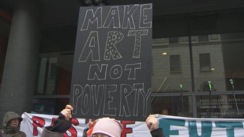 Artists rally in Montreal, urge Quebec government to invest in arts and culture [Video]