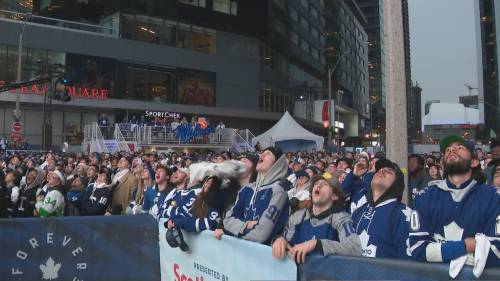 Maple Leafs Square open for playoffs [Video]