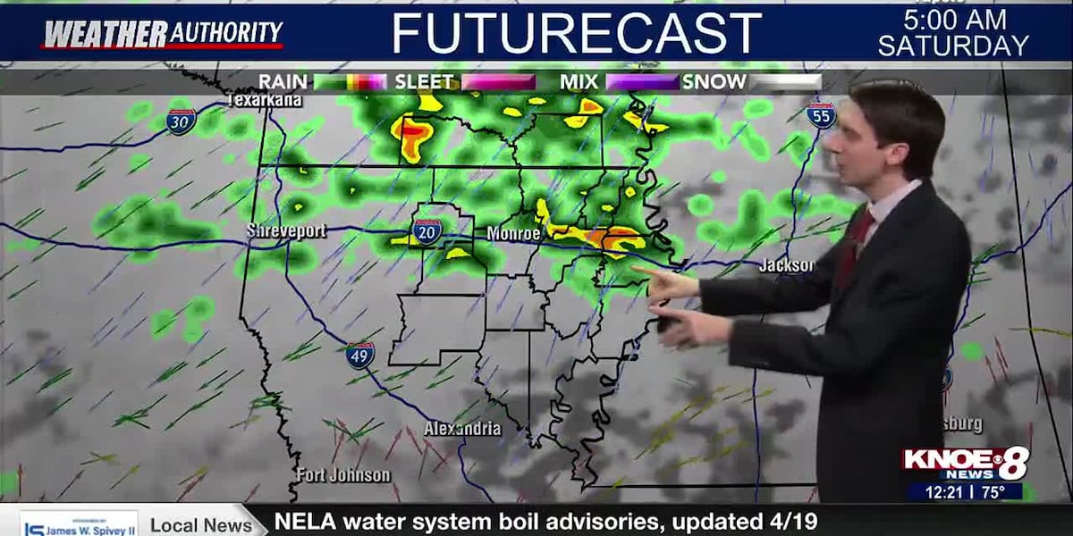 KNOE Friday Afternoon Forecast: Rain Arrives This Weekend, Pleasant Weather To Return Monday [Video]