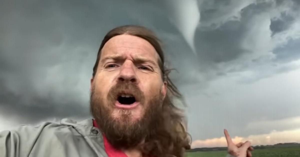 Storm chaser films tornado and it’s way too close for comfort | US News [Video]