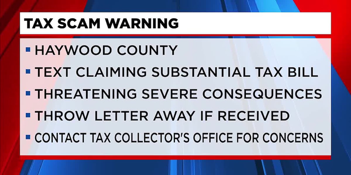 Tax Scam in Haywood County [Video]