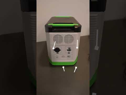 Portable power station for camping, home, and emergency use. Nature’s Generator Lithium 1800  [Video]