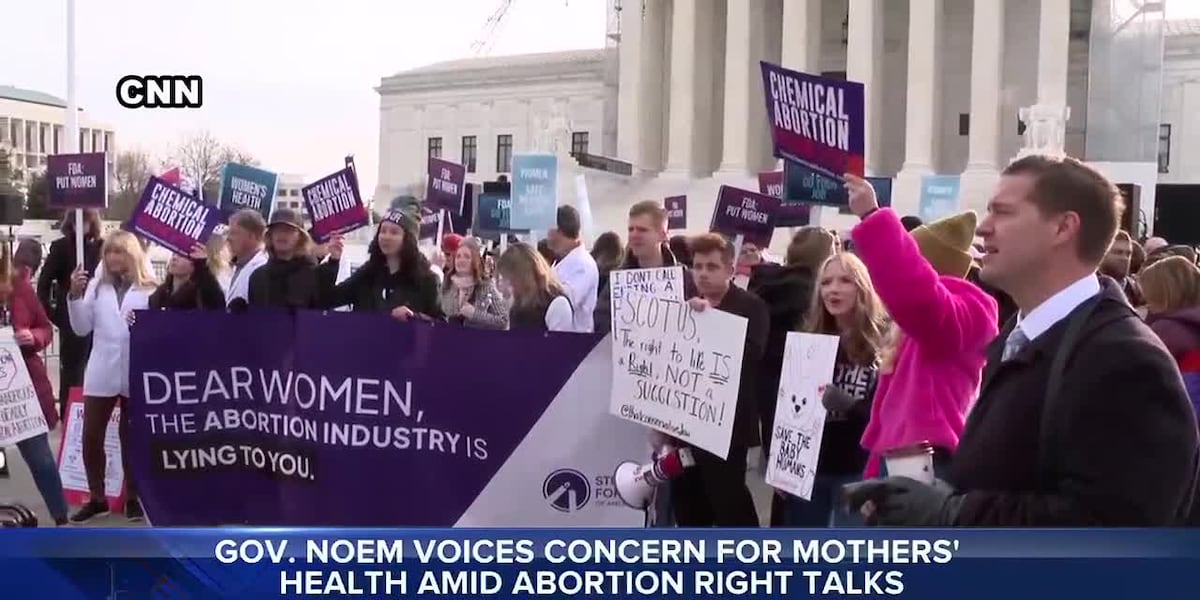 Noem voices concern for mothers health amid abortion right talks [Video]