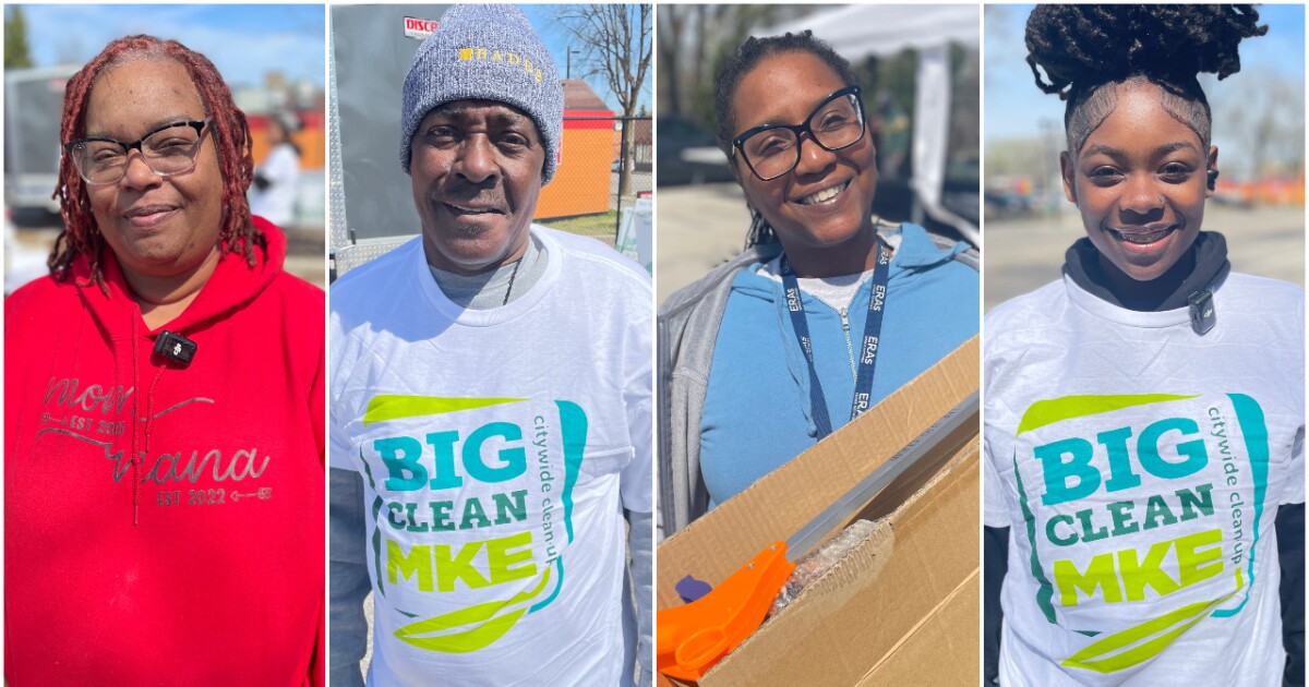 Hundreds come together to clean up Milwaukee’s north side for Earth Day [Video]