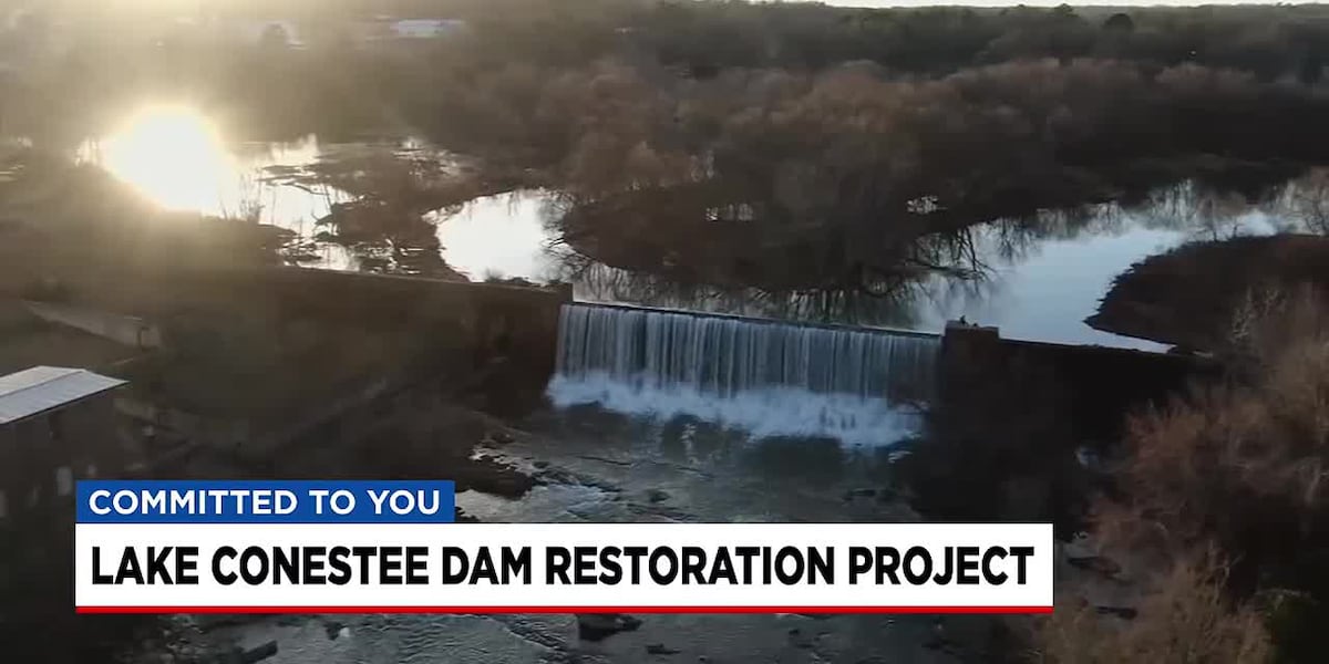 Lake Conestee Dam Restoration Underway [Video]