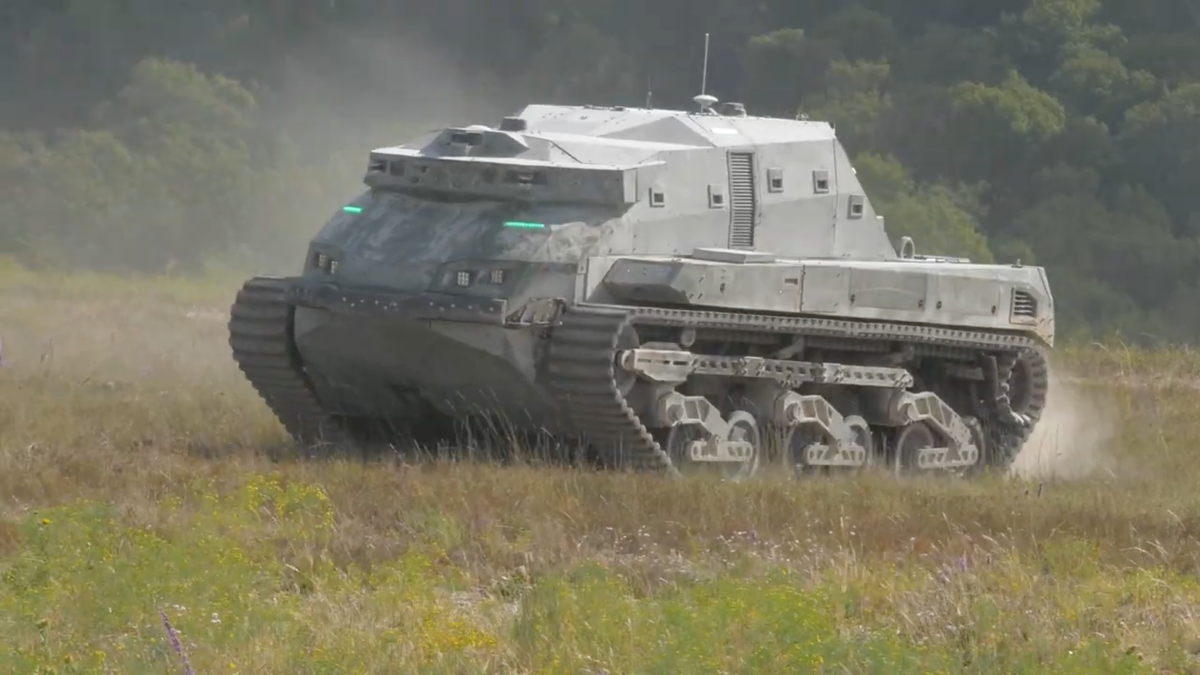 DARPA’s New 12-Ton Robot Tank Has Glowing Green Eyes for Some Reason [Video]