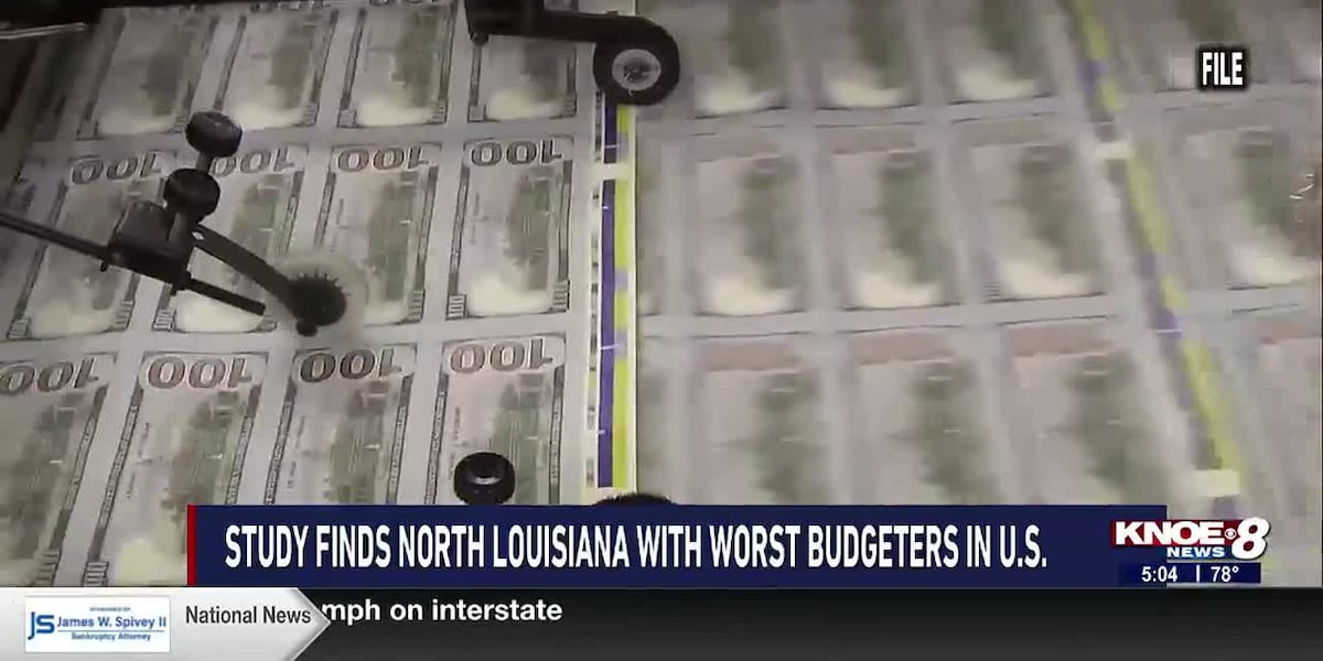 Study finds north Louisiana to be the worst budgeters in U.S. [Video]