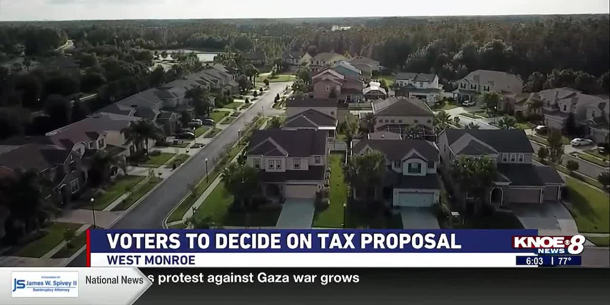 Voters to decide on tax proposal [Video]