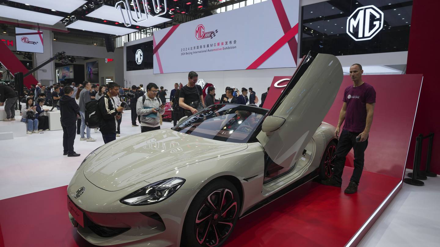 Electric cars and digital connectivity dominate at Beijing auto show  Boston 25 News [Video]