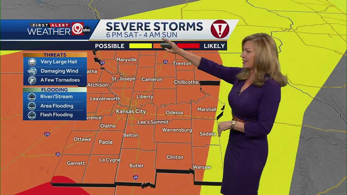 Kansas City may see all types of severe storms, tornadoes, Saturday [Video]