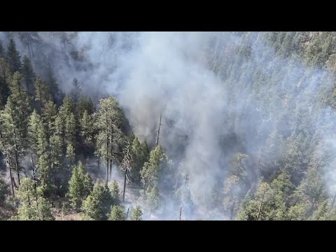 Crews address wildfire in Santa Fe National Forest [Video]