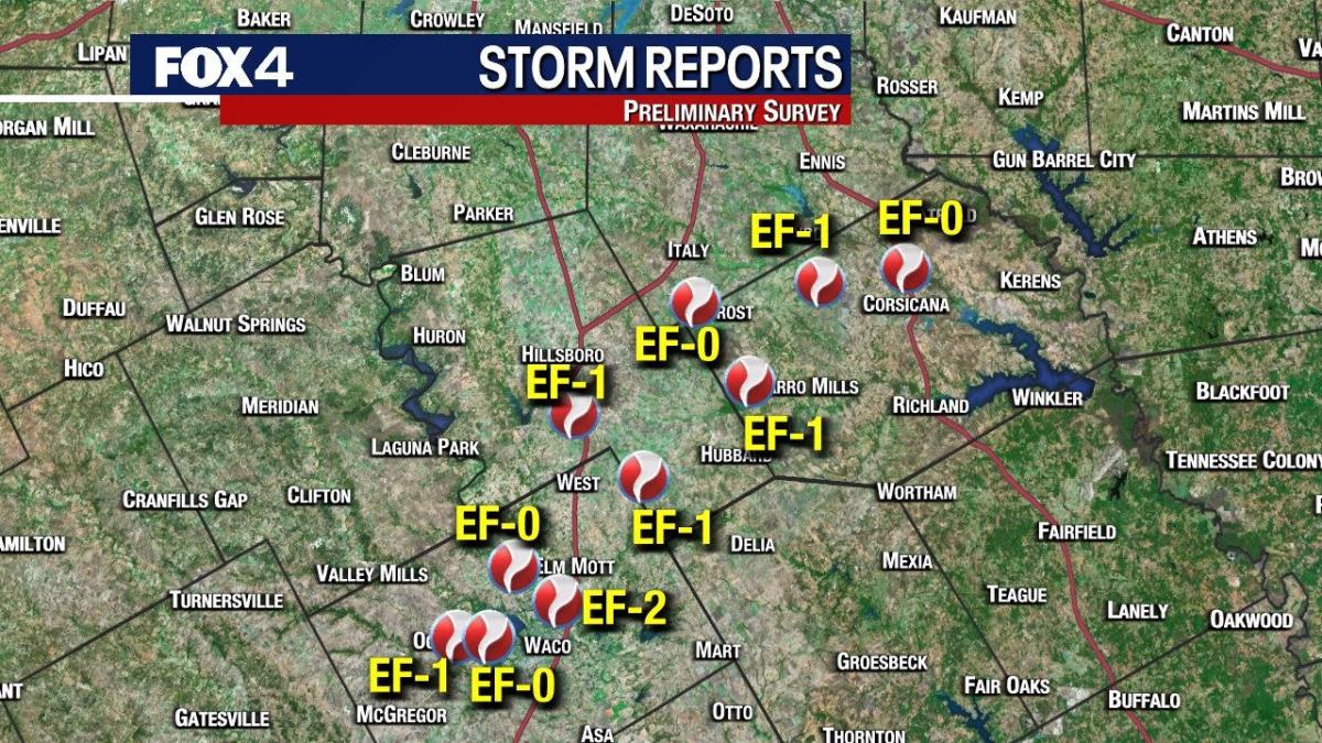10 tornadoes touched down in North, Central Texas Friday, NWS says [Video]