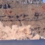Santorini: The three causes of the landslide in Therasia  Immediate actions are needed (video)
