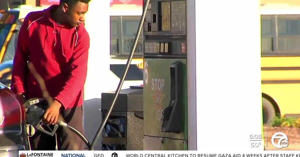 Gas prices in Michigan hit a new 2024 high over the weekend [Video]