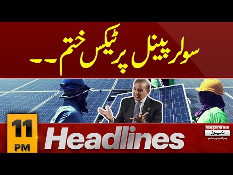 Fixed Tax On Solar Panels | News Headlines 11 PM | Latest Updates | Pakistan News [Video]