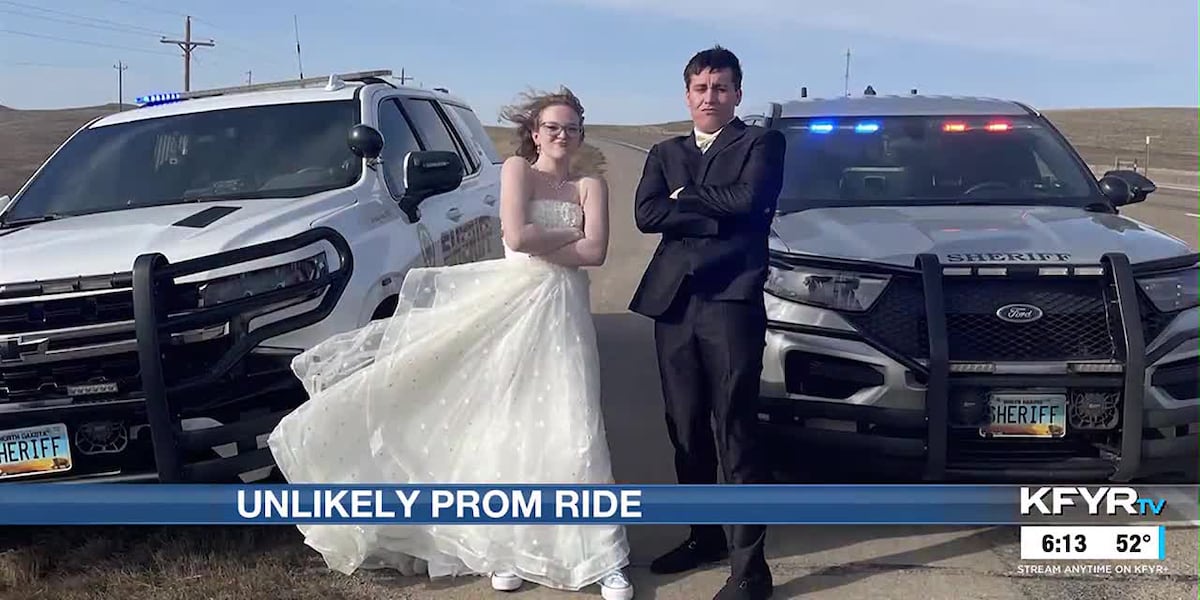 Killdeer students catch an unlikely ride to prom [Video]