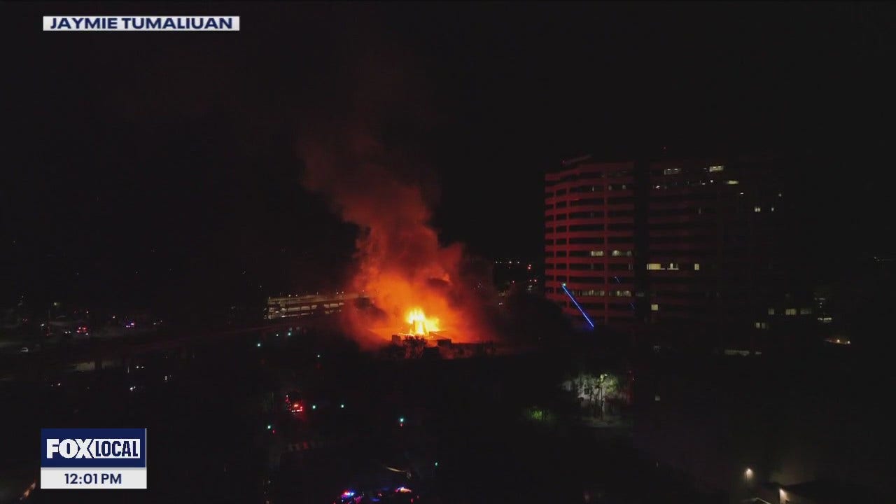 Planned Concord apartment building goes up in flames [Video]