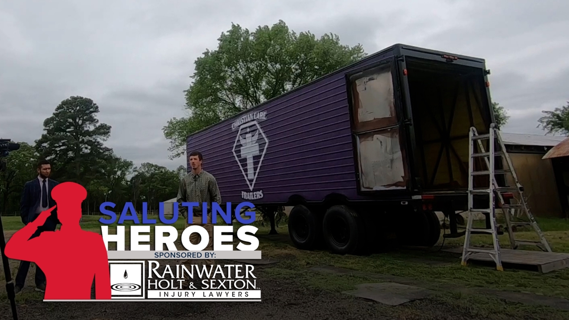 College friends fix trailer to bring help for unhoused veterans | Saluting Heroes [Video]