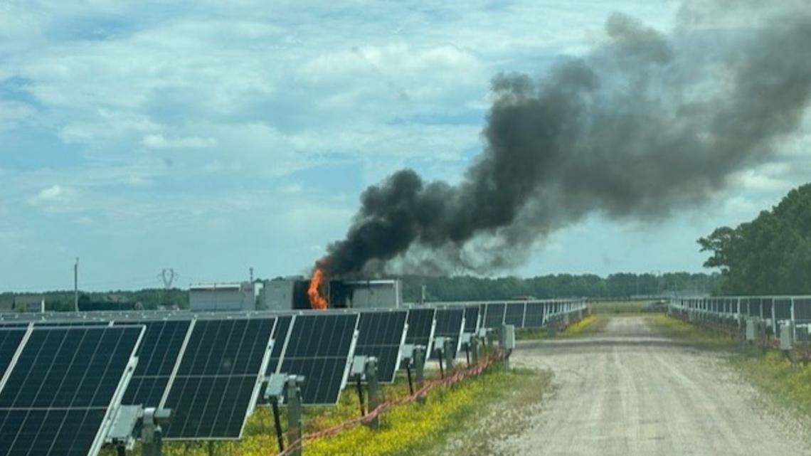 NextEra Energy Solar Farm fire in Chesapeake extinguished [Video]