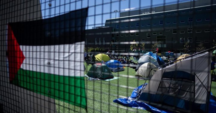 Protesters set up Gaza encampments at two more B.C. universities [Video]