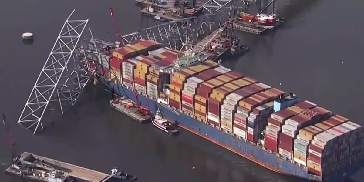 Container ship that hit Baltimore bridge to be removed in 2 weeks [Video]