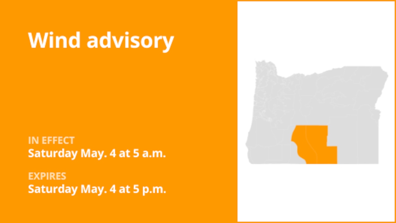 Wind advisory for Northern and Eastern Klamath County and Western Lake County and Central and Eastern Lake County for Saturday [Video]