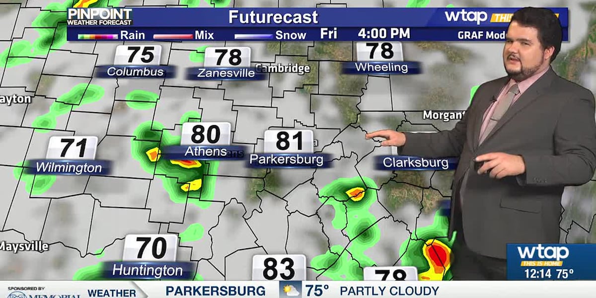 WTAP Pinpoint Weather Noon Update 5/3 [Video]