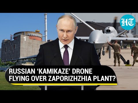 Ukraine Says Russian ‘Kamikaze’ Drone Flying Over Zaporizhzhia Nuclear Plant, Releases Video | Watch