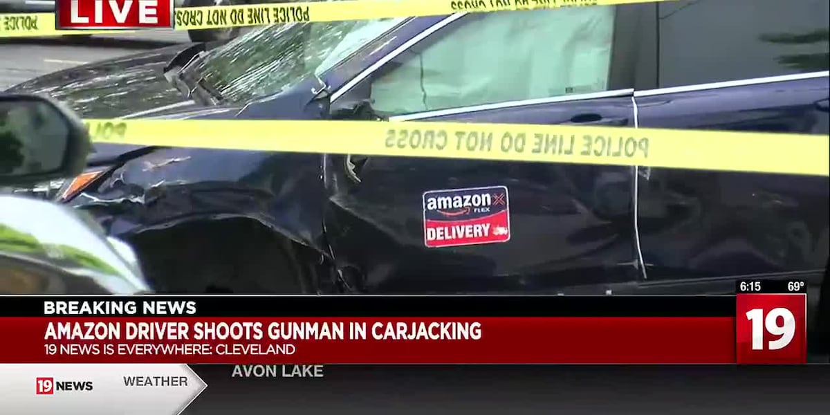 Amazon delivery driver allegedly shoots, kills suspected armed carjacker in Cleveland: Police [Video]