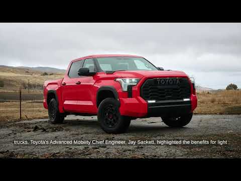 Toyota Execs Say Hydrogen Fuel Cells Are Ideal For Tundra-Sized Pickup [Video]