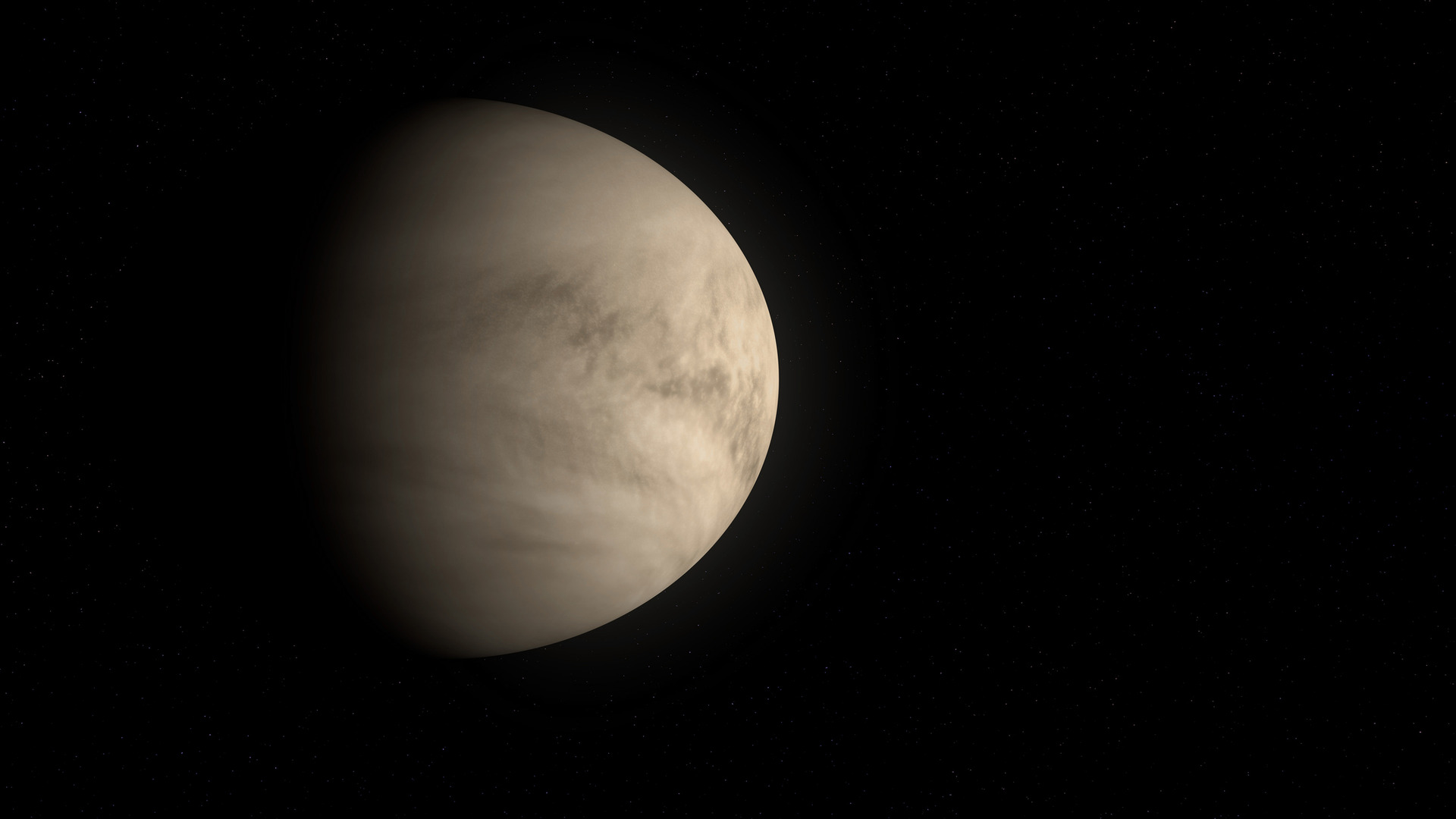 Venus is waterless due to greenhouse effect, indicating Earth