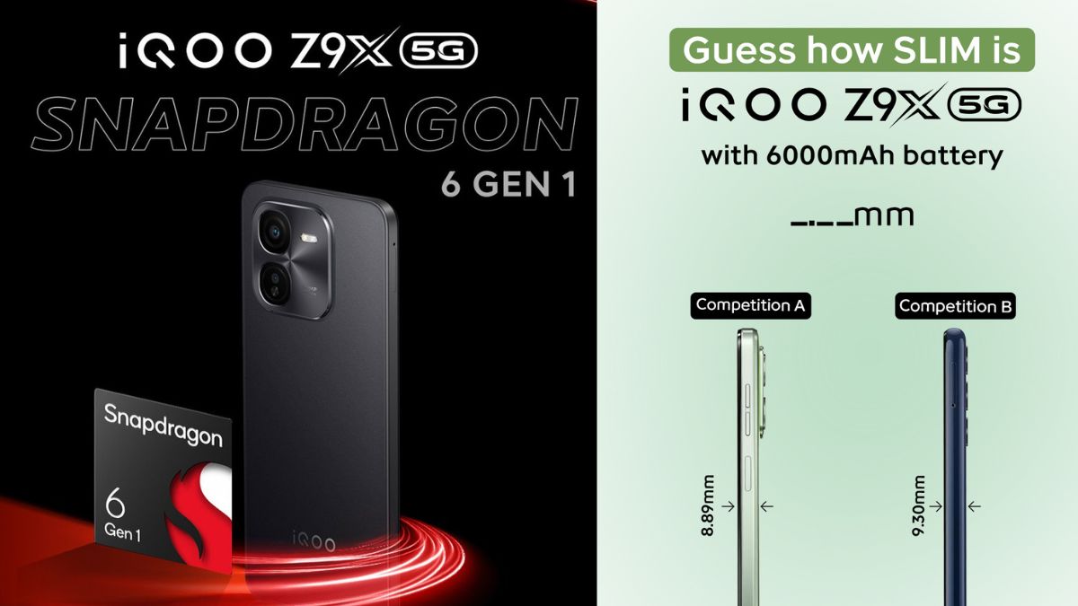 iQOO Z9x Confirmed To Debut With Snapdragon 6 Gen 1, 6,000 mAh Battery; Check Specs, Price Expectations [Video]