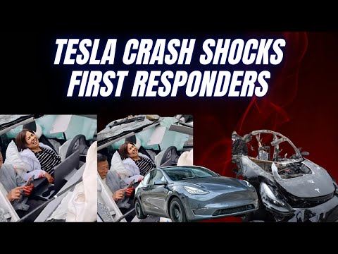 China shocked after Tesla Model Y flies through  the air, rolling over 7 times [Video]