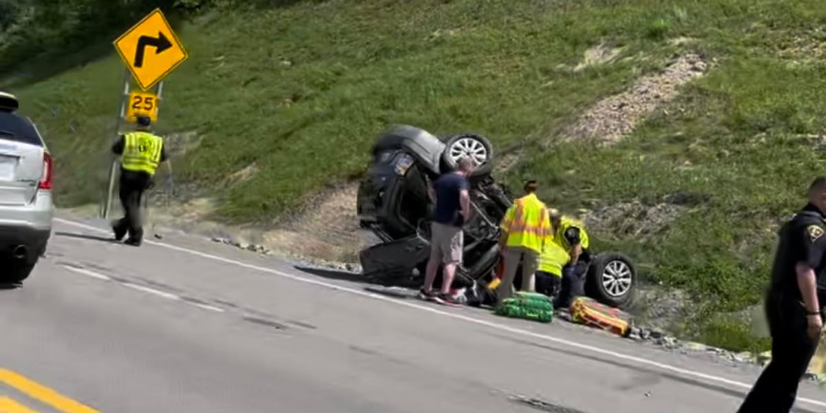 Crews respond to accident on Easton Hill in Morgantown, road shut down [Video]