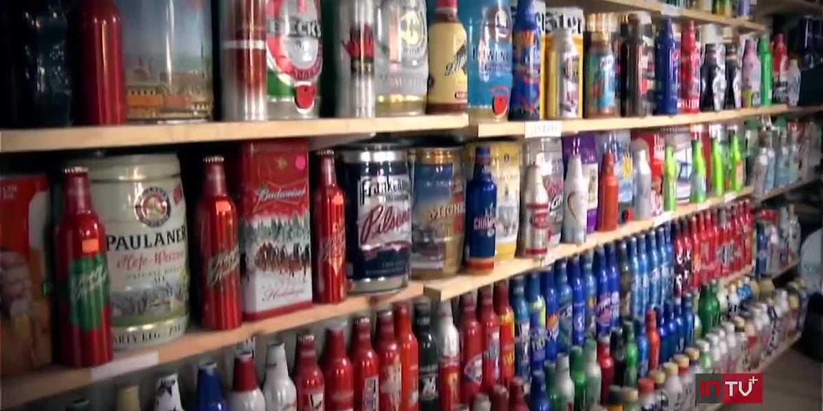 The ultimate beer cave: One mans recycling is another mans treasure [Video]