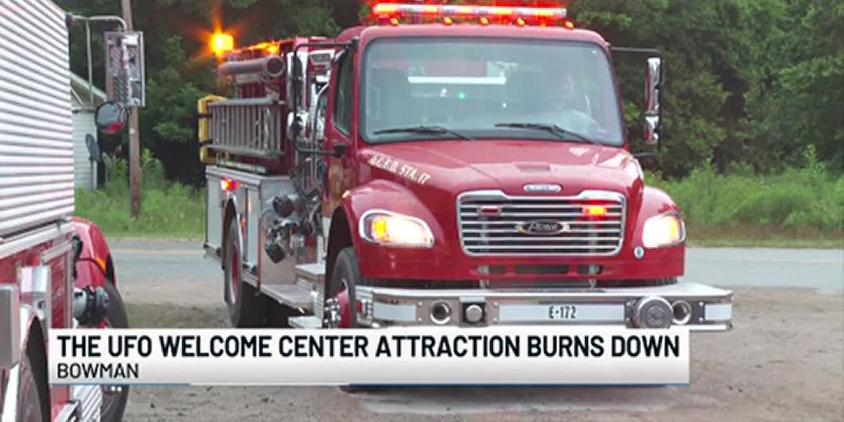UFO Welcome Center in Bowman destroyed in fire [Video]