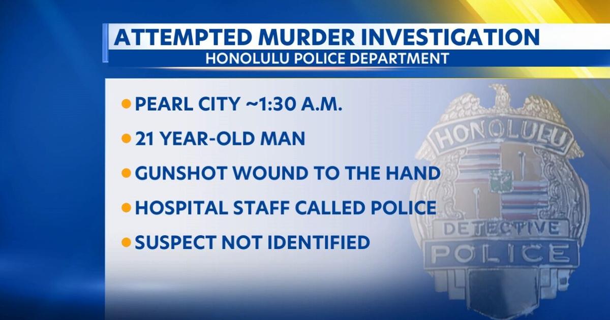 HPD opens attempted murder case after reported shooting in Pearl City | News [Video]
