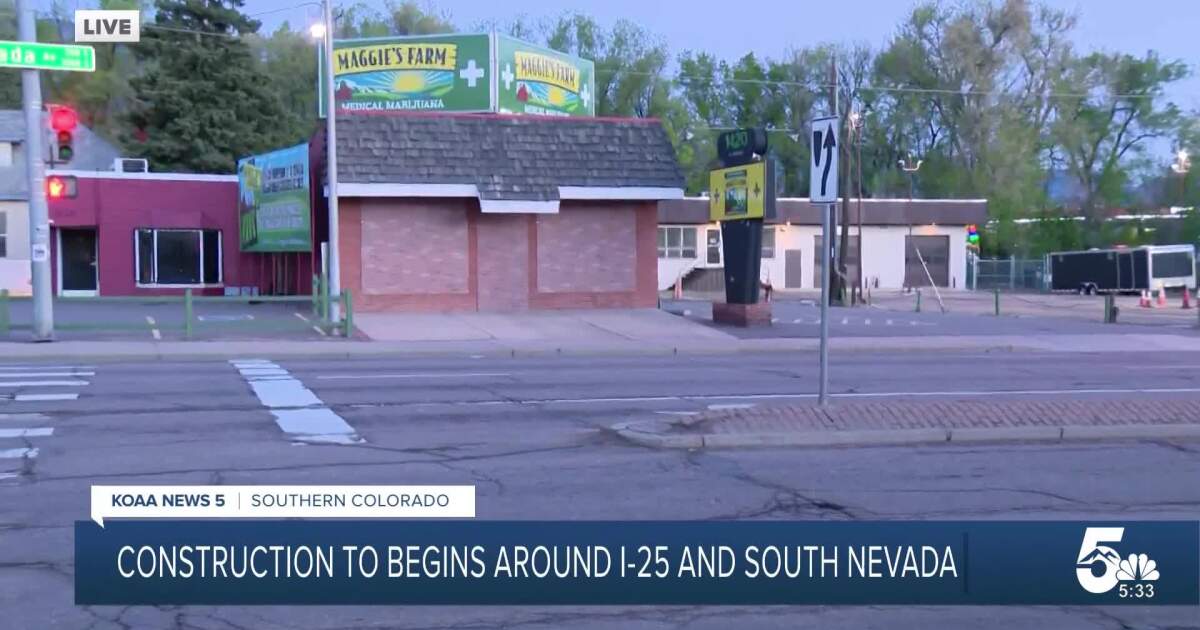 Construction Project at Tejon and I25 Starting Today [Video]