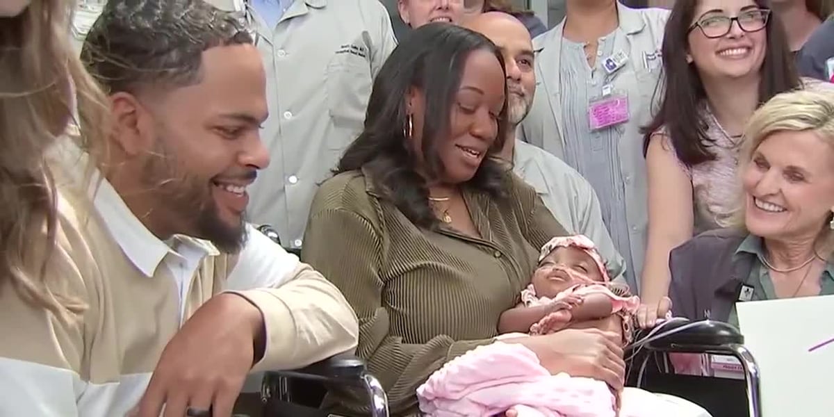 ‘Micropreemie’ goes home with her parents after 6 months in the NICU [Video]