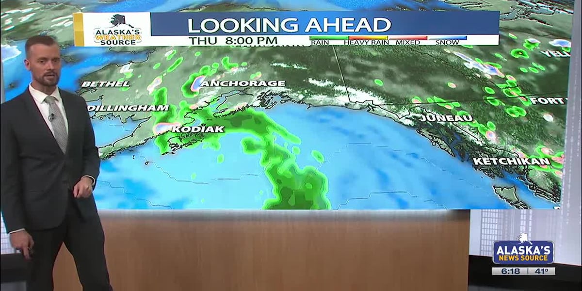 Pushing pause on the sunshine, as rain showers return to Southcentral [Video]